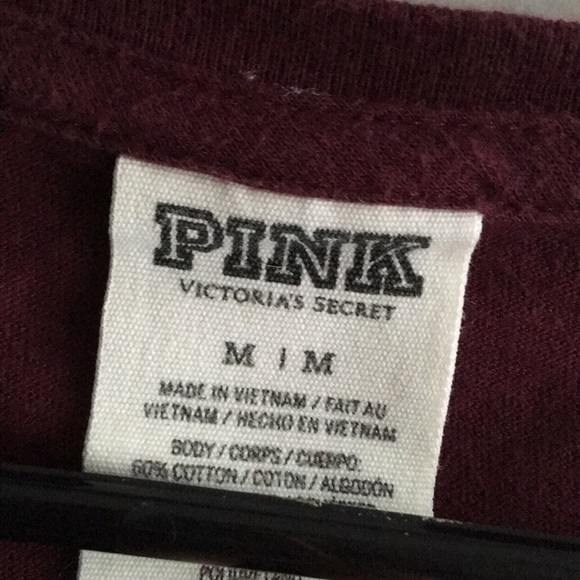 maroon long sleeve top - Picture 2 of 3